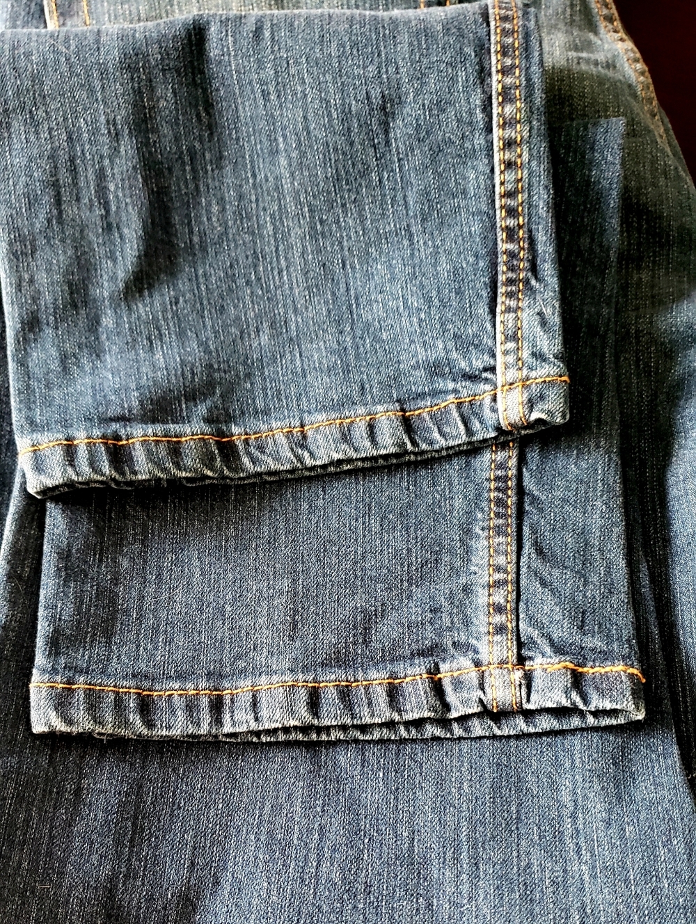 Levi's Men's 505 W33 L34 Straight Denim Jeans In Excellent Condition - Picture 5 of 6